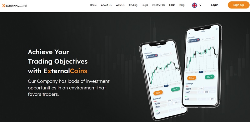 externalcoins.com trading platform